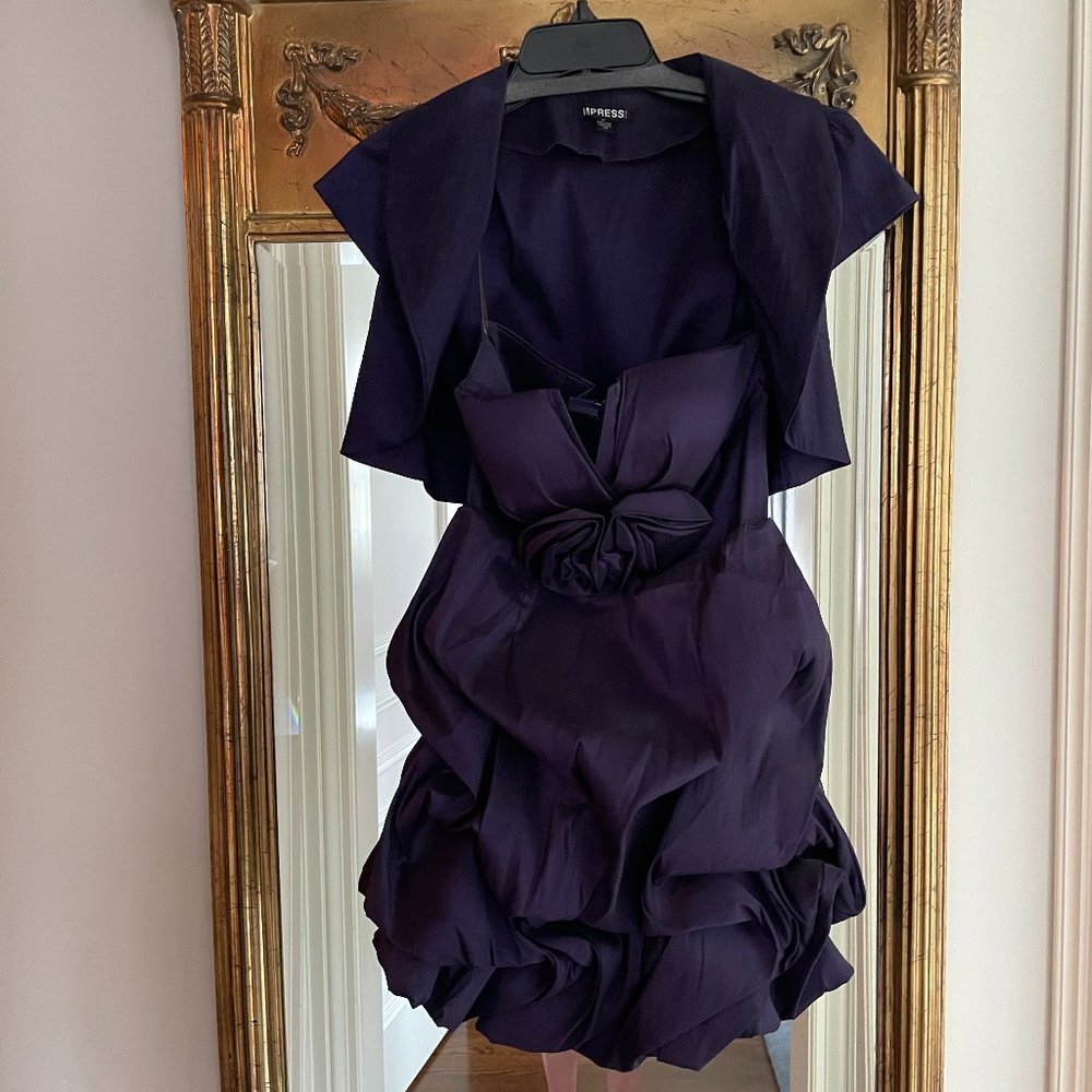 imPRESS Formal Dress with Matching Bolero for Teens/Pre-Teens